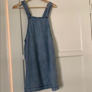 Denim apron dress